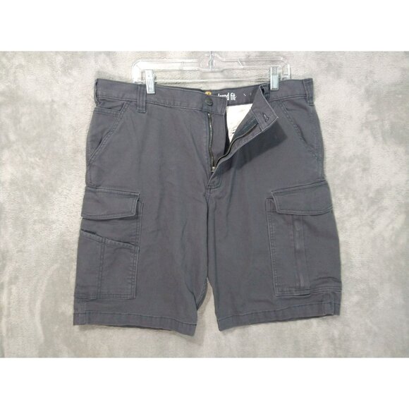 Carhartt Other - Carhartt Shorts Mens 38 x 11 Gray Relaxed Fit Cargo Rigby Canvas Mid Rise